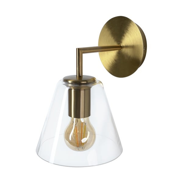 Brončana zidna svjetiljka SULION Gasby, ø 16 cm
