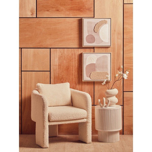 3D slike u setu 2 kom s okvirom/na platnu 40x40 cm Astratto – Premier Housewares-image-2