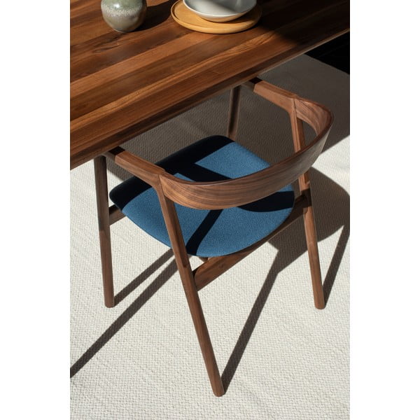 Plava/smeđa blagovaonska stolica Muna – Gazzda-image-1