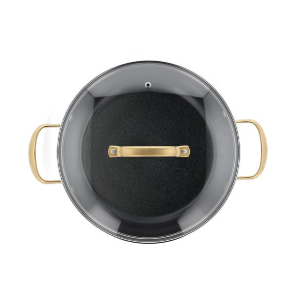 Aluminijski lonac s poklopcem/s neprianjajućom površinom prikladni za indukcijsko kuhalo 2,6 l – Holm-image-2