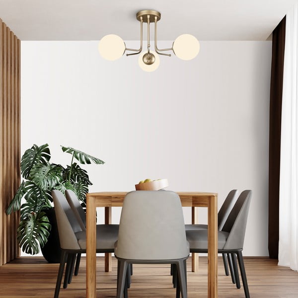 Stropna lampa u zlatnoj boji Squid Lighting Star, visina 34 cm-image-3