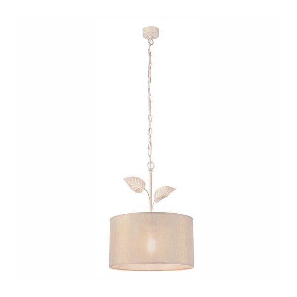 Viseća svjetiljka u zlatnoj boji s tekstilnim sjenilom Noemi – LAMKUR