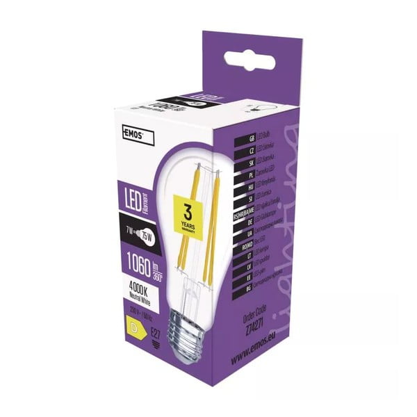 Neutralna LED/sa žarnom niti žarulja E27, 7 W – EMOS-image-1