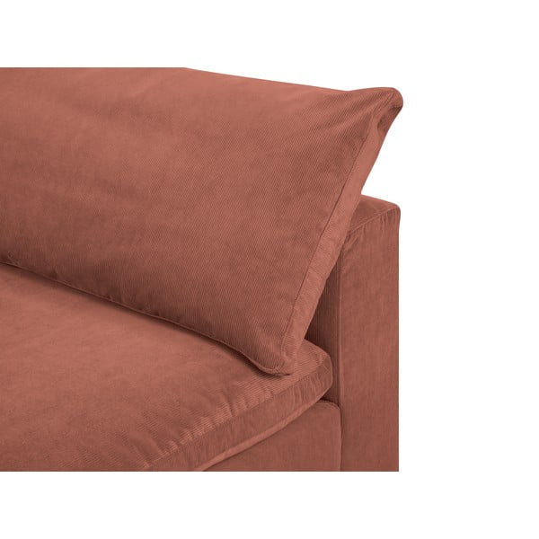 Ružičasti dvostrani kutni dio modularne sofe od samta Windsor & Co Sofas Galaxy-image-3