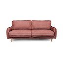 Crvena sklopiva sofa od bouclé tkanine 215 cm Patti – Bonami Selection
