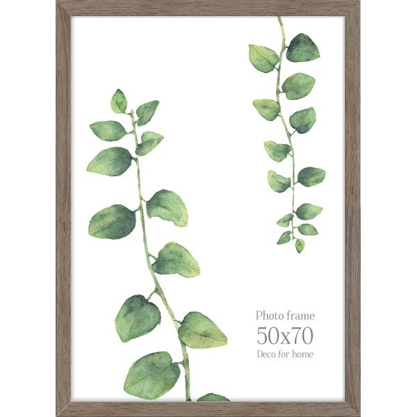 Sivi zidni okvir Styler Narvik, 53 x 73 cm