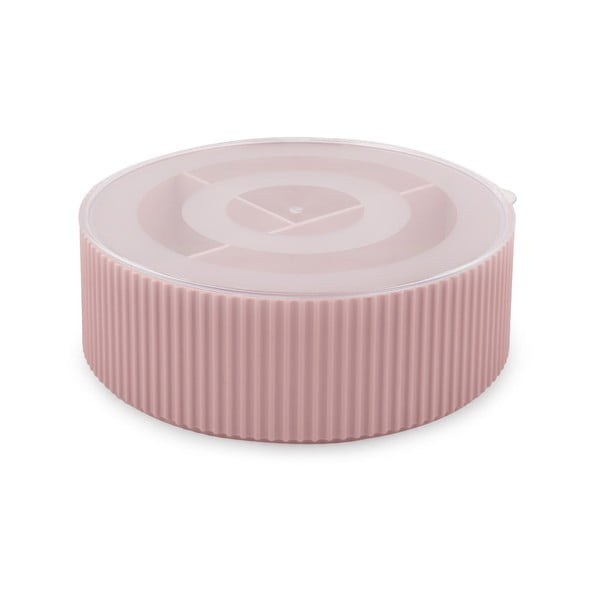 Ružičasti plastični kupaonski organizator za kozmetiku - Mioli Decor