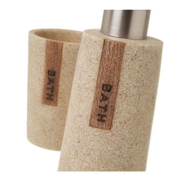 Bež set pribora za kupaonicu – Casa Selección-image-3