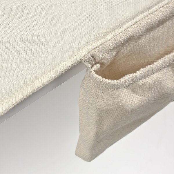 Bijela putna prostirka za presvlačenje od organskog pamuka Kave Home Jeila-image-1