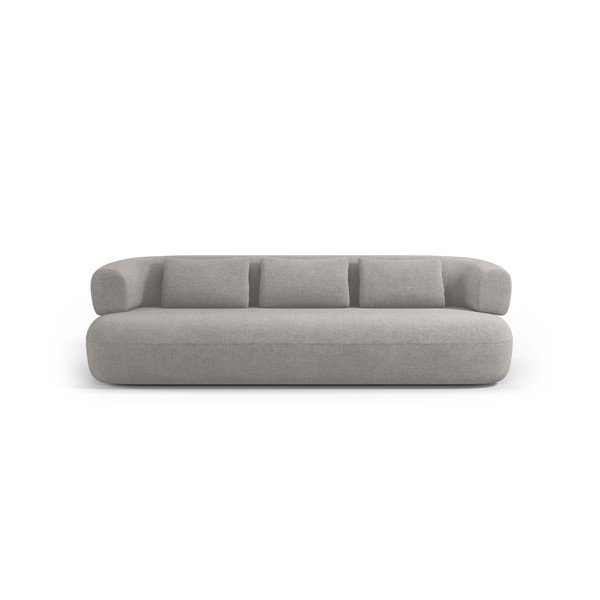 Svijetlo siva sofa od bouclé tkanine 200 cm Jenny – Micadoni -image-3