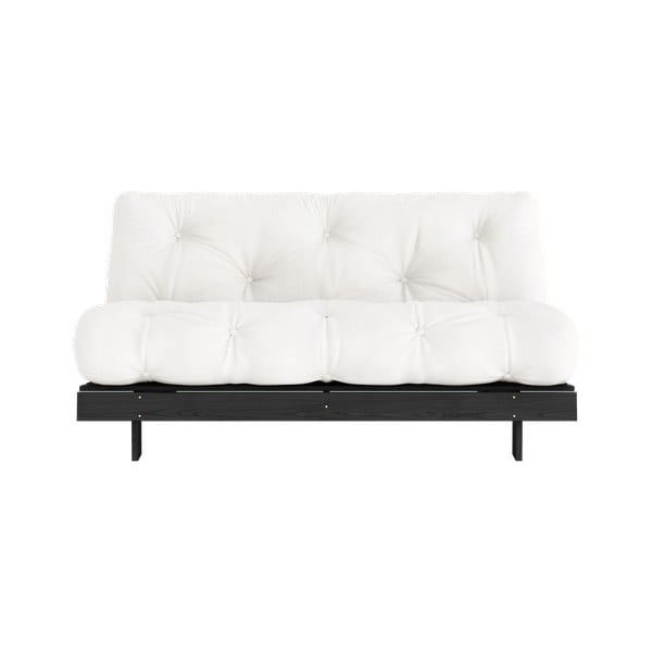Krem sklopiva sofa 160 cm Roots Black Night – Karup Design-image-3