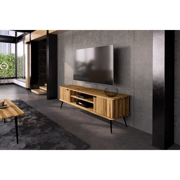 TV stol od hrastovine 180x57 cm Kula - The Beds-image-4