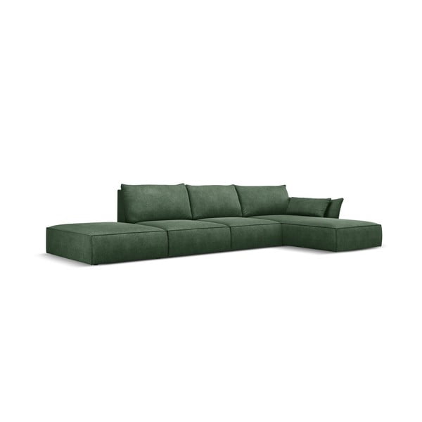 Tamno zelena kutna garnitura (desni kut) Vanda - Mazzini Sofas-image-2