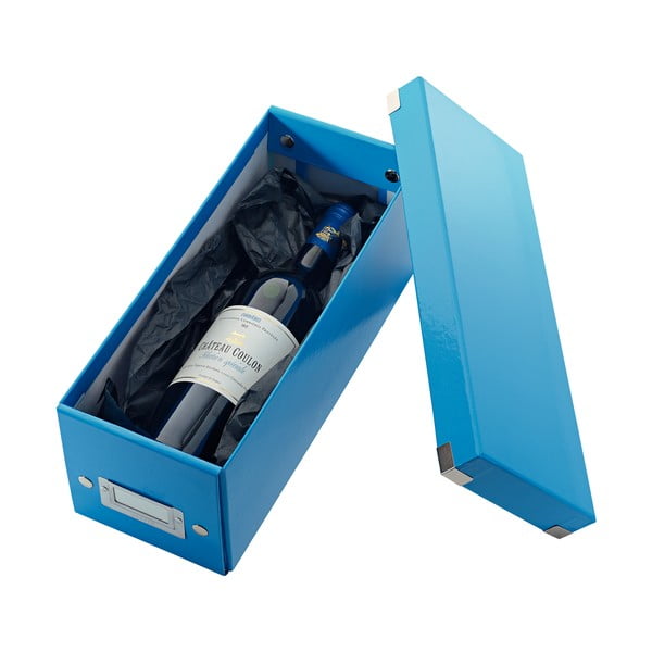 Plava kartonska kutija za pohranu s poklopcem 14x35x14 cm Click&Store – Leitz-image-3