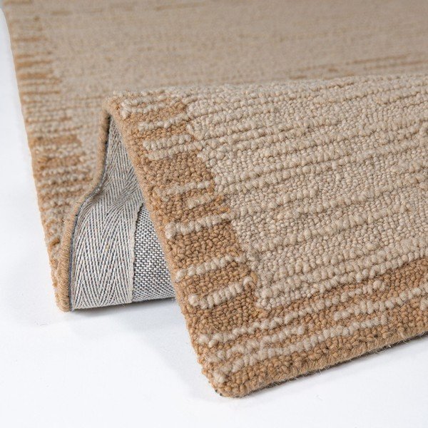 Ručno rađen vunen tepih u prirodnoj boji 140x200 cm Harris Modula Wool – Flair Rugs-image-4