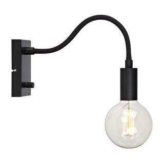 Crna zidna lampa Raw – Markslöjd