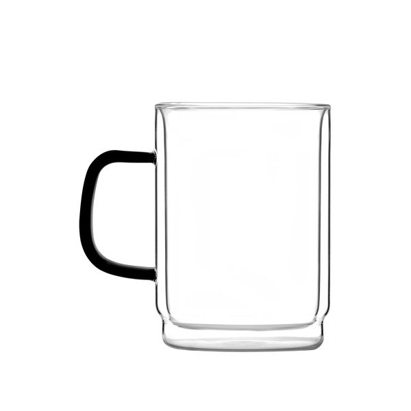 Staklene šalice u setu 2 kom 350 ml Carbon – Vialli Design-image-2