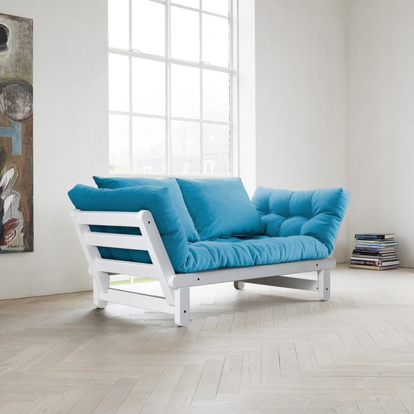 Sofa na razvlačenje Karup Beat White / Horizon Blue-image-2