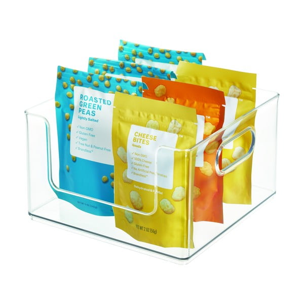 Prozirna kutija za odlaganje iDesign The Home Edit, 25,4 x 25,4 cm-image-2