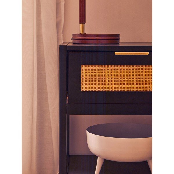 Crni noćni ormarić Sherman – Premier Housewares-image-2