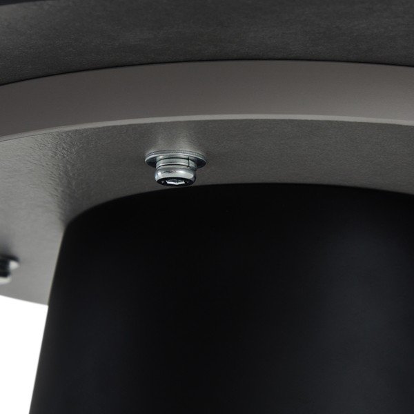 Crni/tamno sivi stolić za kavu s pločom stola u mramornom dekoru ø 45 cm Tango – Furnhouse-image-4