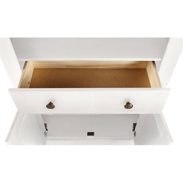 Bijela biblioteka od masivnog bora 181x31 cm Mille – Støraa-image-4