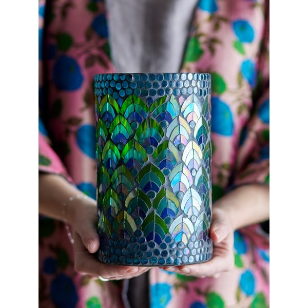 Stakleni svijećnjak za svijeću lučicu Kali – Bloomingville-image-3