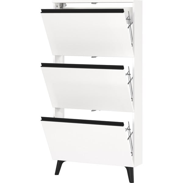 Bijeli preklopni ormarić za cipele Scarpa – Germania-image-2