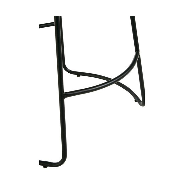 Crna/smeđa podstavljena barska stolica (visine sjedala 64 cm) Brixton – Premier Housewares-image-4