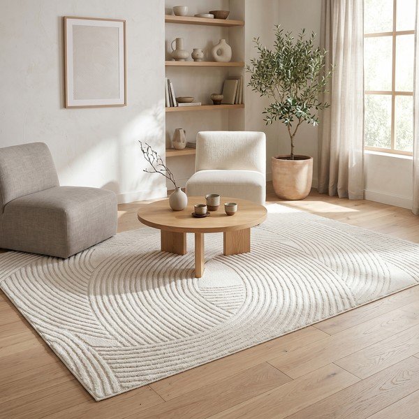 Krem tepih 120x170 cm Zephyr – ESTE-image-2