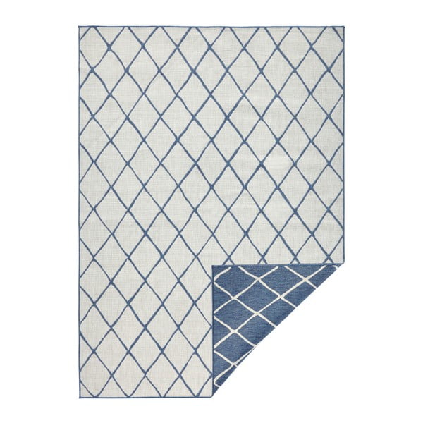 Plavo-krem vanjski tepih NORTHRUGS Malaga, 120 x 170 cm-image-3