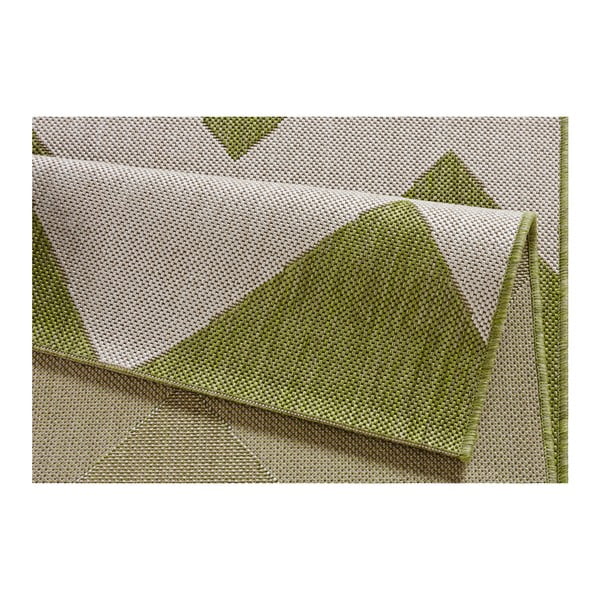 Zeleno bijeli vanjski tepih NORTHRUGS Unique, 200 x 290 cm-image-3