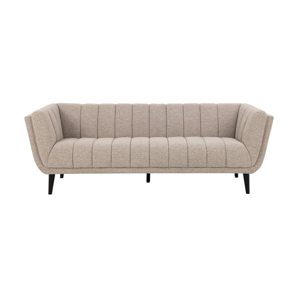 Bež sofa od bouclé tkanine 218 cm Tampa – Actona
