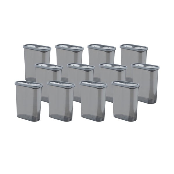 Posude za namirnice u setu 12 kom za čuvanje hrane Fresco – Hermia