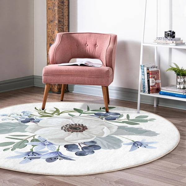 Periv/pogodan za robotski usisavač okrugli tepih ø 100 cm Comfort – Mila Home-image-4