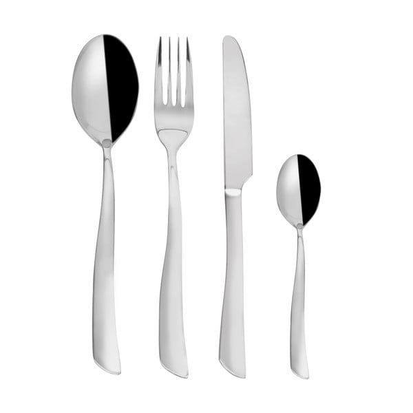 Pribor 24 kom od nehrđajućeg čelika u srebrnoj boji Shape – Orion