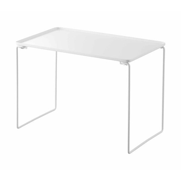 Bijela metalna dodatna kuhinjska polica 41x28 cm Tower – YAMAZAKI