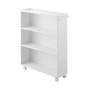 Bijeli metalni regal na kotačima 59x70x16 cm Tower – YAMAZAKI