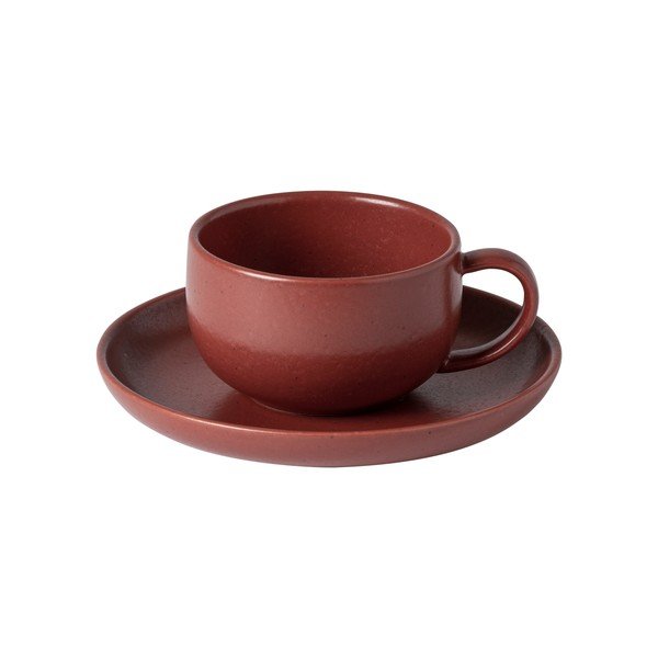 Crvena šalica od kamenine 210 ml Pacifica – Casafina