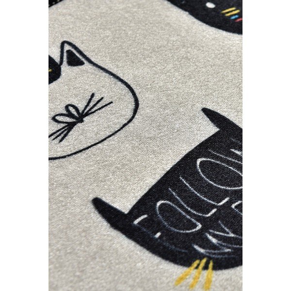 Crna/bež kupaonska prostirka 40x60 cm Cutie – Foutastic-image-3