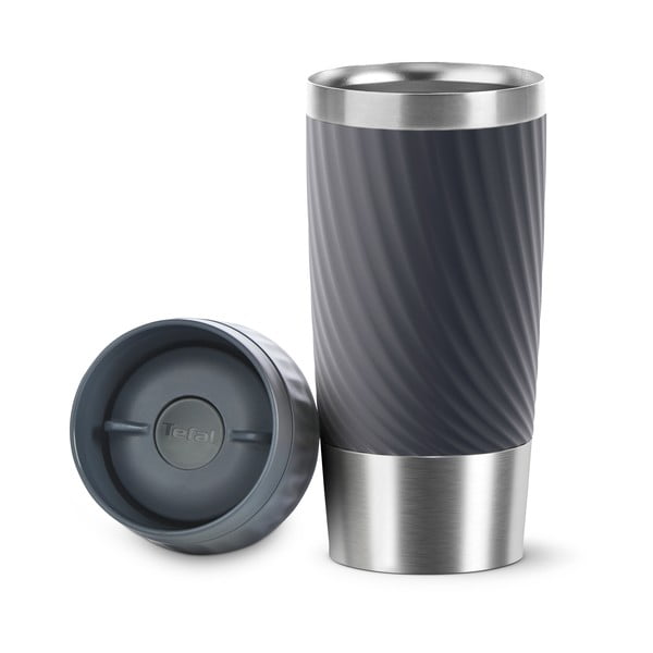 Siva termo šalica 0,36 l Easy Twist - Tefal