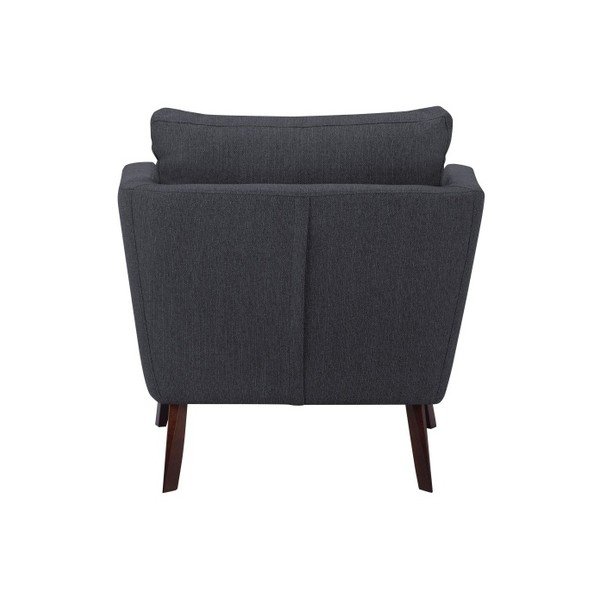 Tamno siva fotelja Mazzini Sofas Elena-image-1