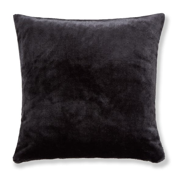 Crna jastučnica Catherine Lansfield Basic Cuddly, 55 x 55 cm