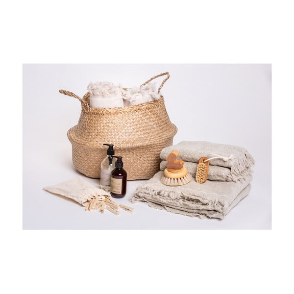 Set s 2 sivo-smeđa ručnika od 100% pamuka Bonami Selection, 50 x 90 cm-image-3