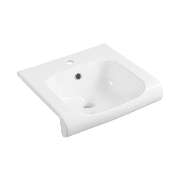 Bijeli keramički umivaonik 40x40 cm Inka – Sapho