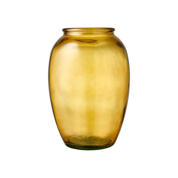 Vaza od žutog stakla Bitz Kusintha, ø 17,5 cm