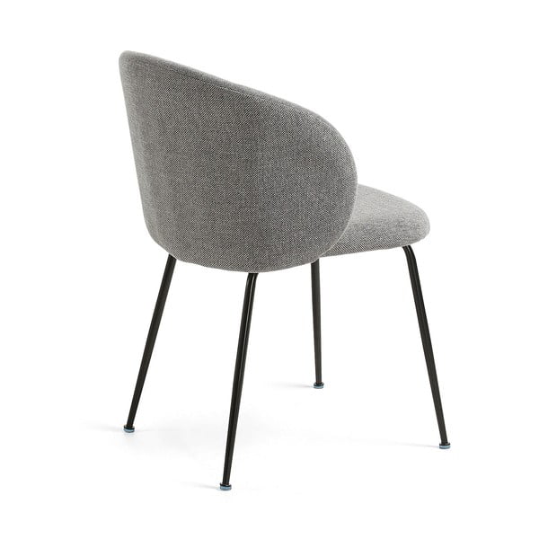 Siva podstavljena blagovaonska stolica Minna – Kave Home-image-4