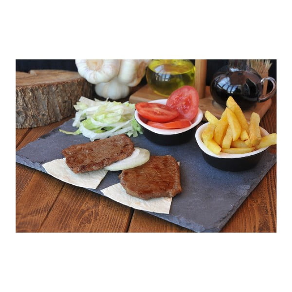 Ploča za posluživanje od škriljevca Bambum Tasev Nevada, 31 x 21 cm-image-1