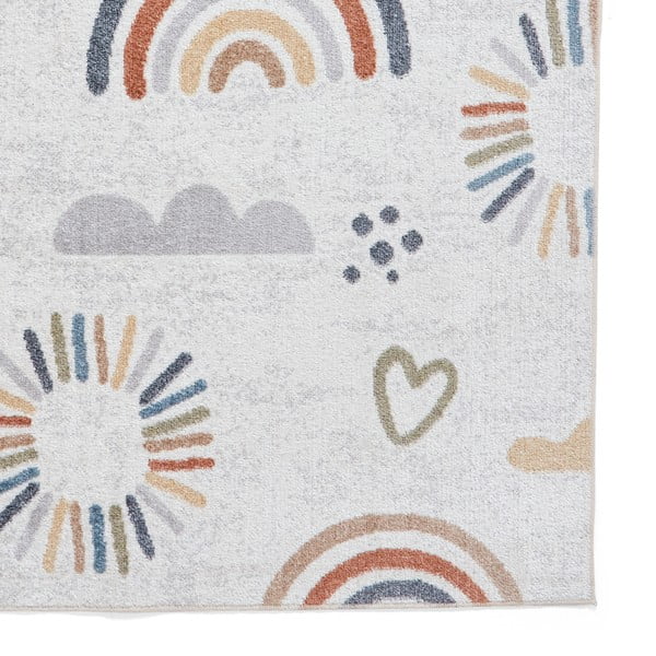 Krem dječji tepih 80x150 cm Vida Kids Rainbow – Think Rugs-image-3