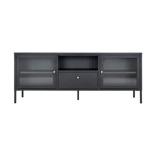 Crna metalna TV komoda 150x60x35 cm Dalby – House Nordic